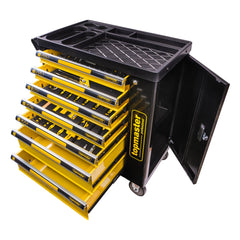 Profesionálna skrinka - dielenský vozík s náradím, so 7 zásuvkami, 5 vložiek, 219ks náradia - Topmaster Pro