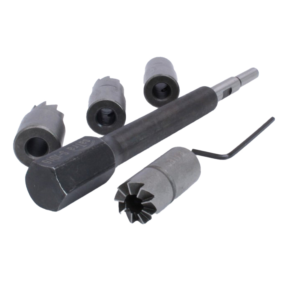 Sada fréz na čistenie a rektifikáciu sediel vstrekovačov 15 - 19mm