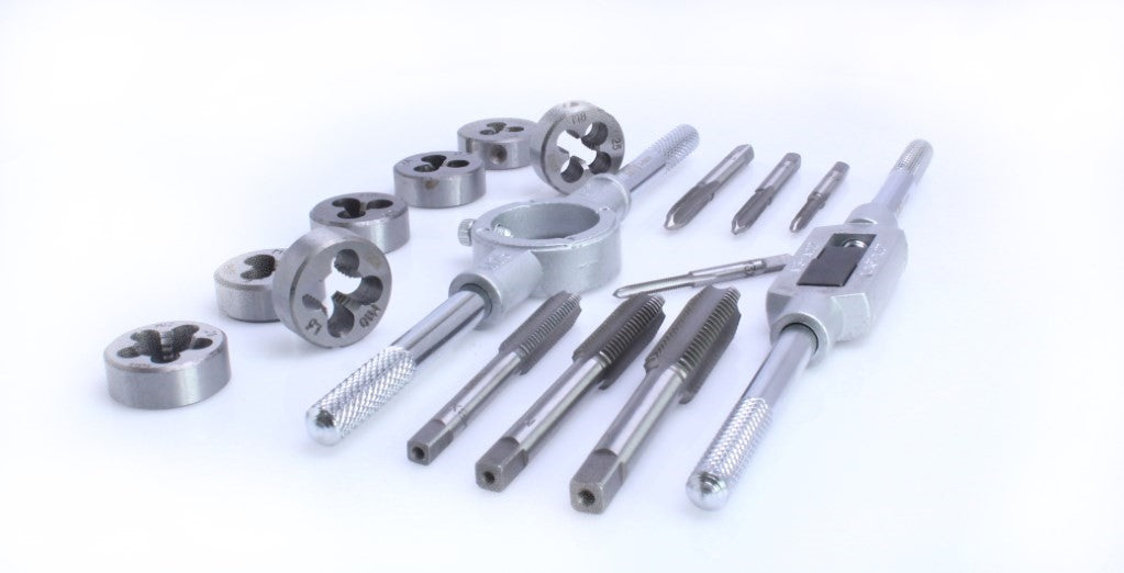 Súprava závitníkov a závitových očiek 16ks M3 - M12