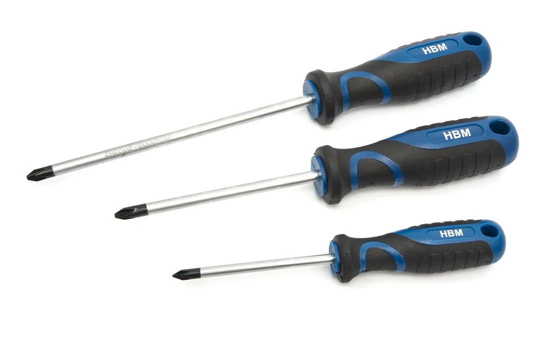 Sada náradia 100 kusov: skrutkovače, bity, nástrčné kľúče, stojanový držiak, oceľ Cr-V, soft grip rukoväť, HBM Holandsko