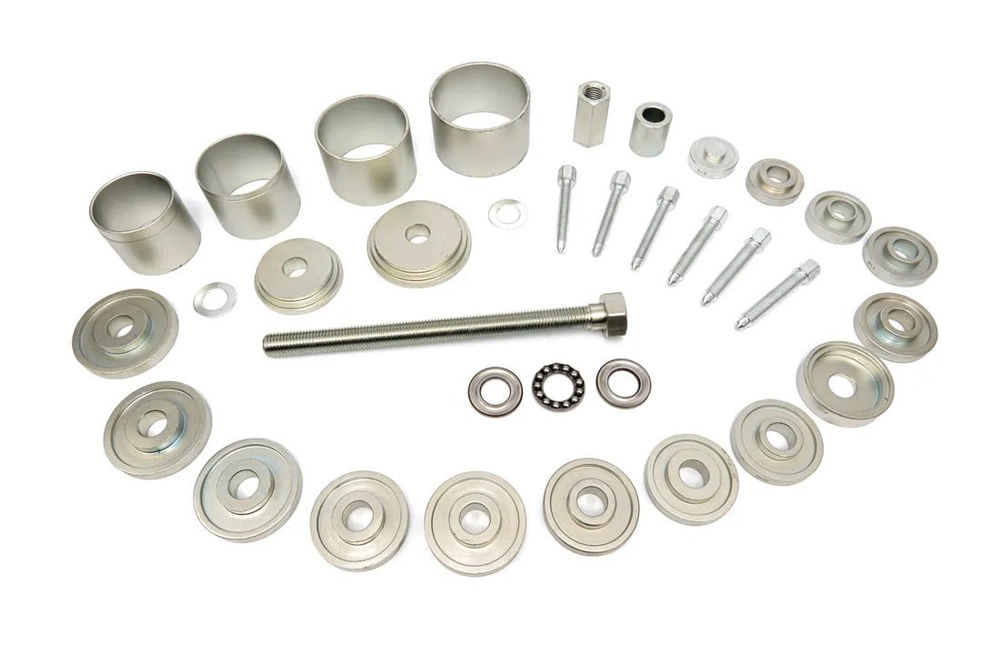 Sťahovák silentblokov, ložísk, nábojov a kolies s adaptérmi 31ks HBM