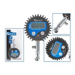 Digitálny manometer na kontrolu tlaku pneumatík GEKO