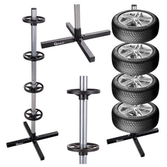 Stojan na skladovanie súpravy 4 pneumatík Geko