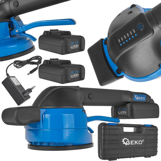 Vibračná prísavka s akumulátorom na vyrovnávanie dlaždíc