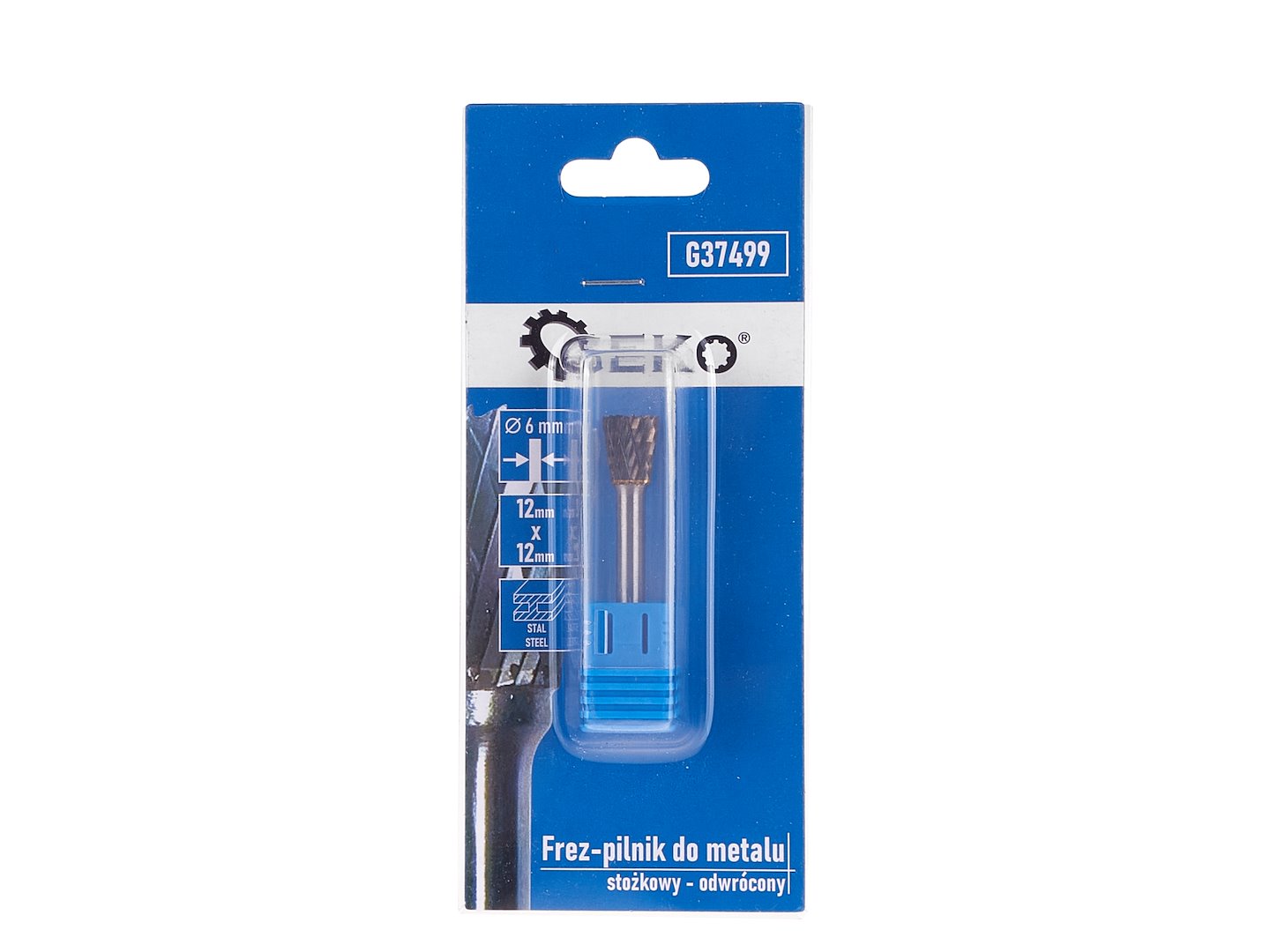 Stopková fréza na kov 12 x 12mm, stopka 6mm