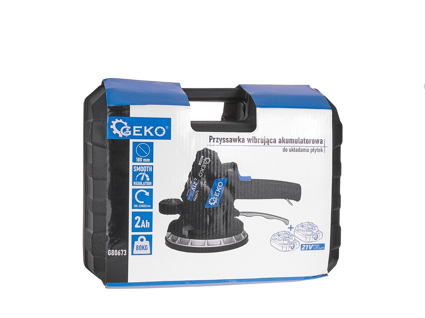 Vibračná prísavka s akumulátorom na obklady a dlažbu