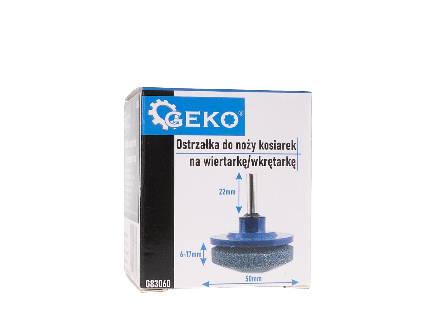 Zariadenie na brúsenie čepeľov kosačky na trávu s brúsnym kameňom ø50 mm, hriadľ 6 mm