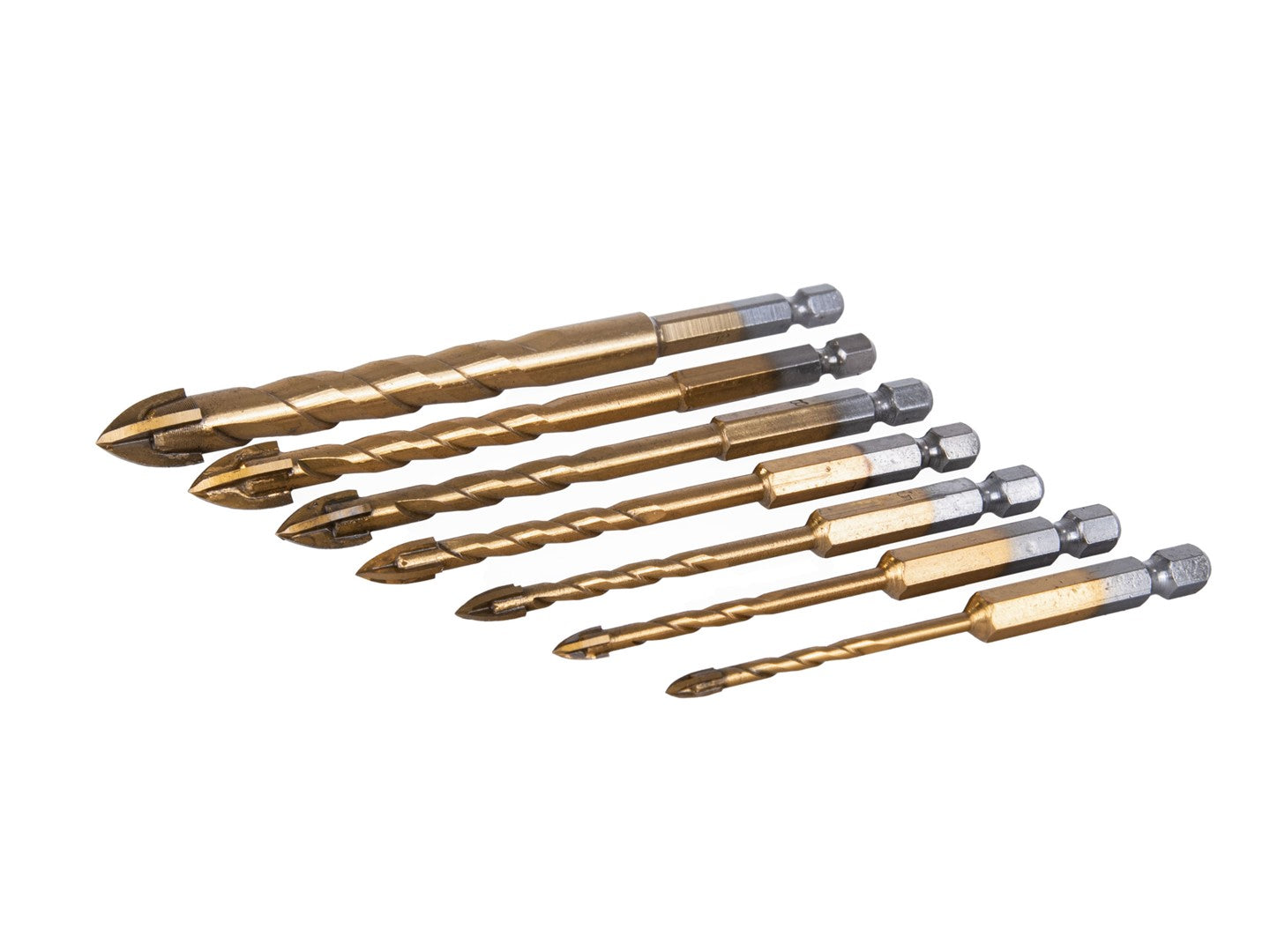 Sada 7 vrtákov na sklo a keramiku 3 - 12mm