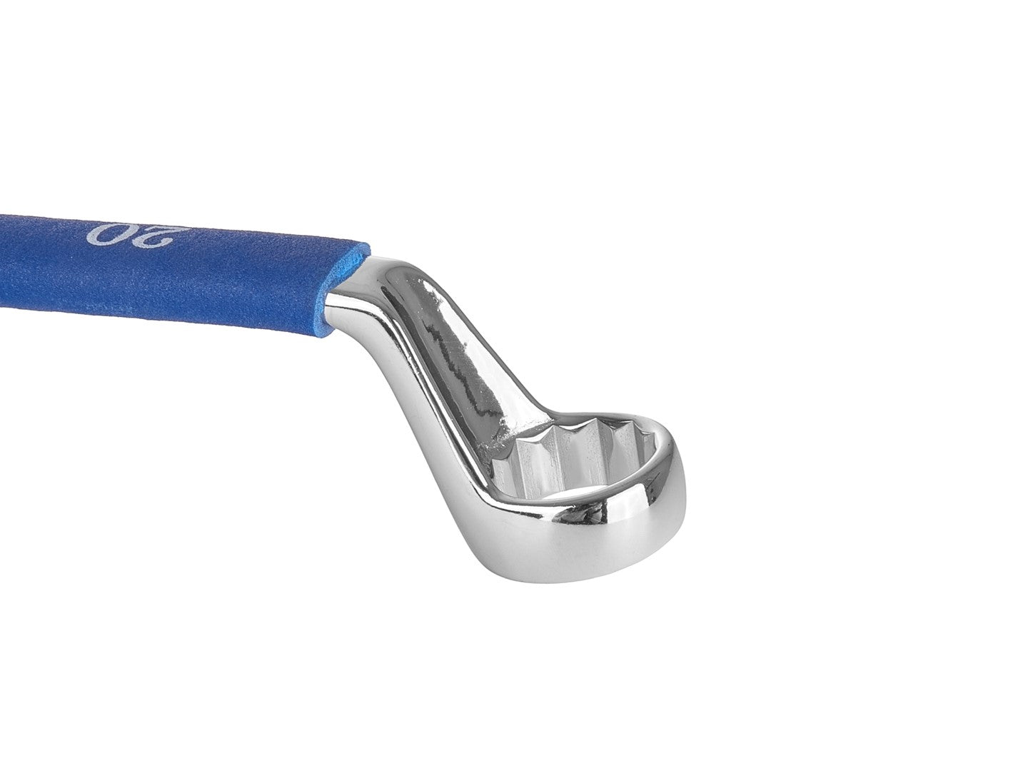 Sada 12 zahnutých očkových kľúčov s pogumovanou rukoväťou 6 - 32mm