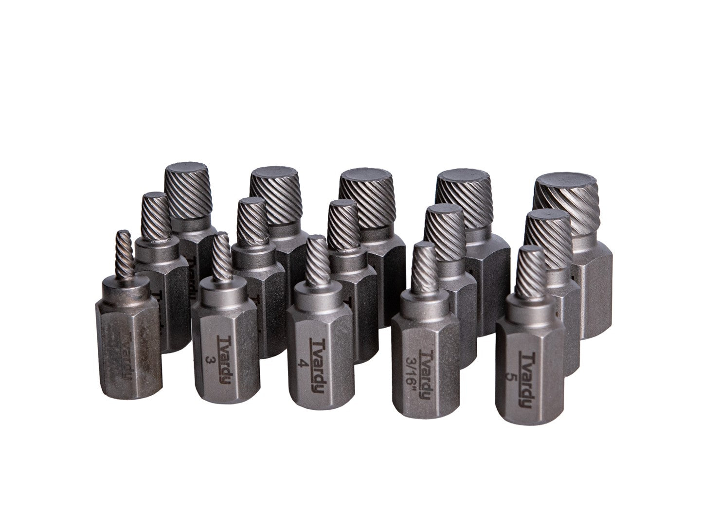 Súprava sťahovákov na poškodené a zlomené skrutky 15 kusov tvardy