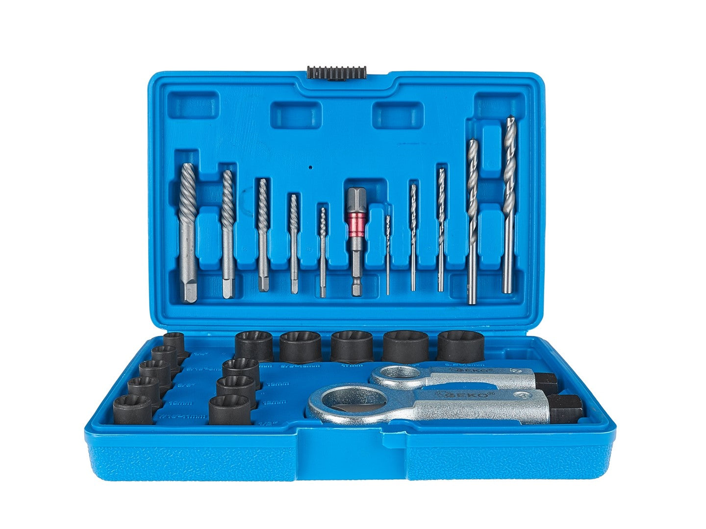 Súprava sťahovákov na poškodené, zlomené skrutky, matice, čapy 26 kusov