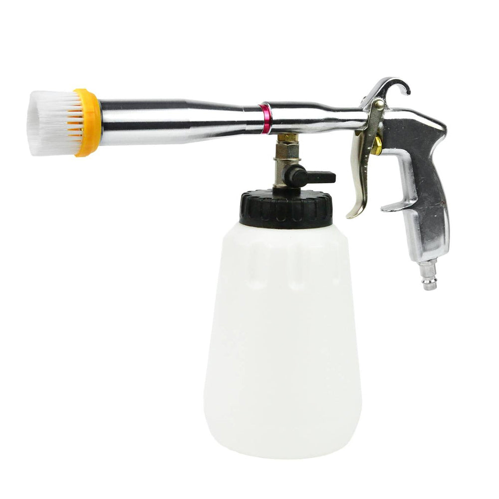 Pneumatická pištoľ s kefou na čistenie čalúnenia Tornador