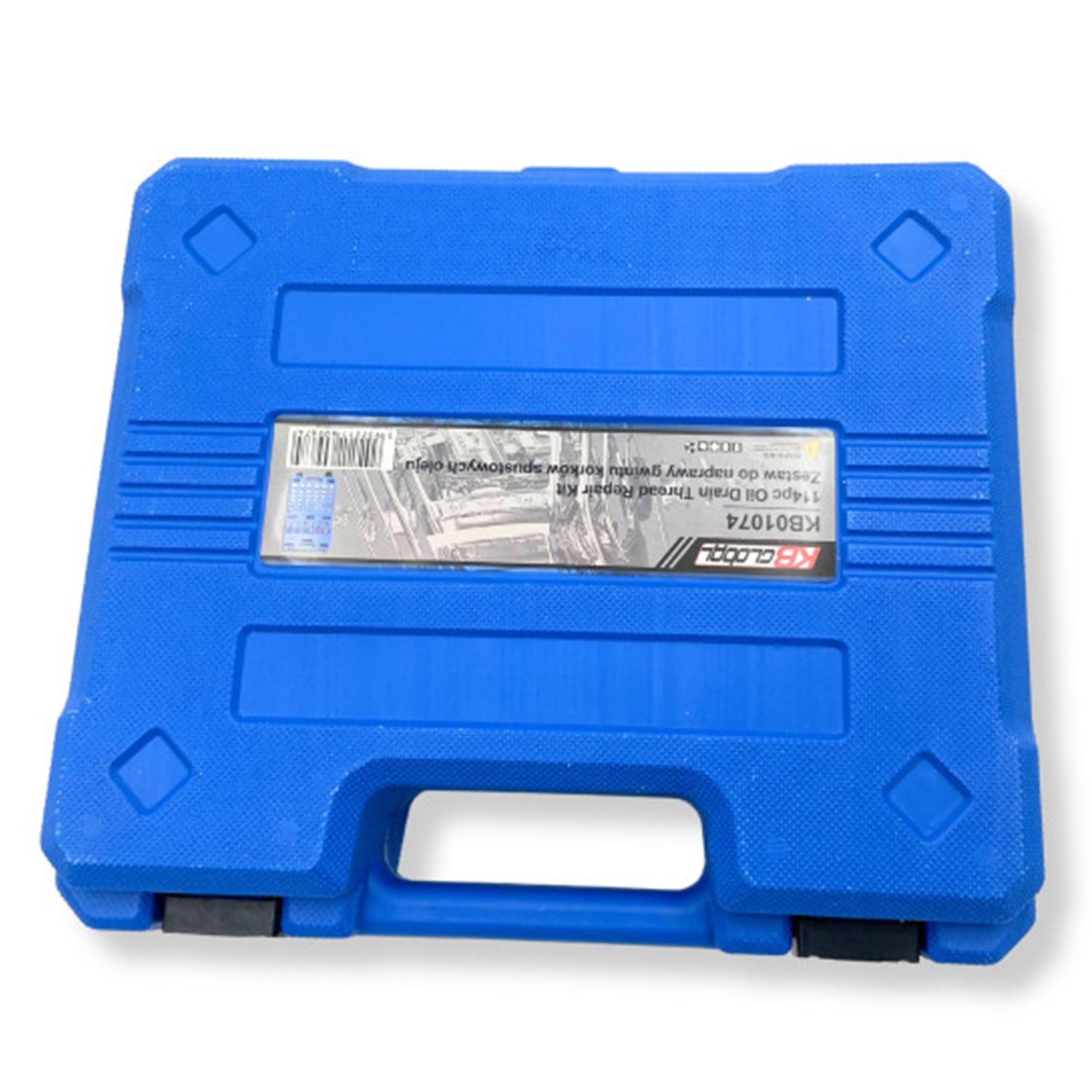 Súprava na opravu, vyrovnanie a výmenu závitov výpustnej skrutky olejovej vane 114 kusov