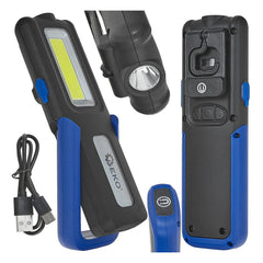 Nabíjateľná pracovná LED lampa s powerbankou 2000mAh, 400lm, Geko