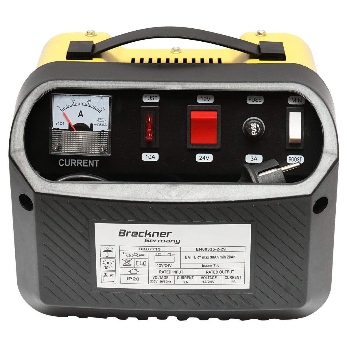 Usmerňovač - autonabíjačka 12/24V 5A 230V/140W pre batérie 20-90Ah Breckner Germany