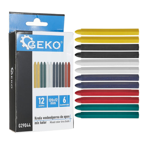 Súprava kried na značenie pneumatík 12 kusov – 6 farieb geko