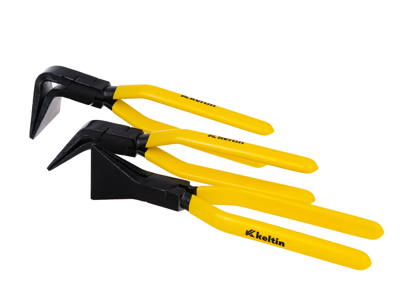 Sada 3 klieští na ohýbanie plechu, kovových fólií, karosérie a strešného plechu