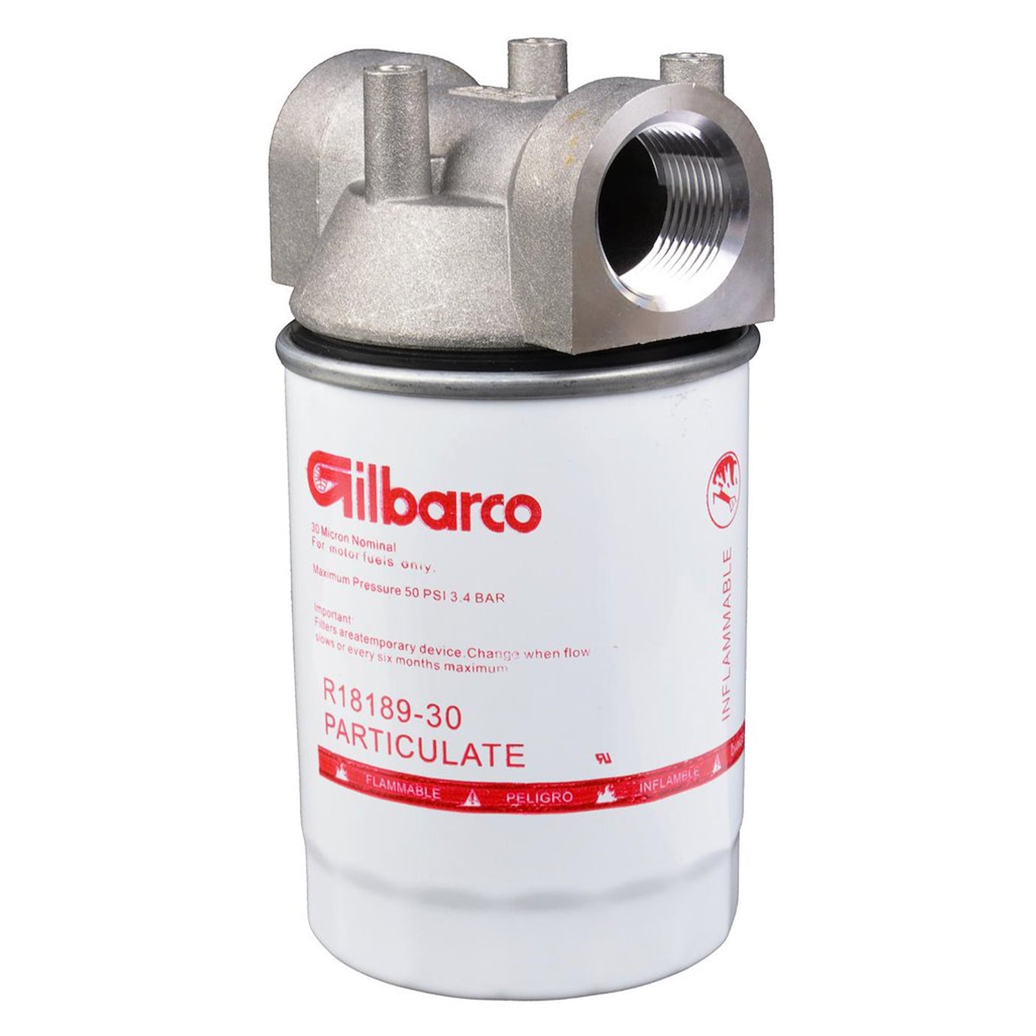 Palivový filter pre čerpadlo, 1'', 56l/min, 3,4bar, Gilbarco