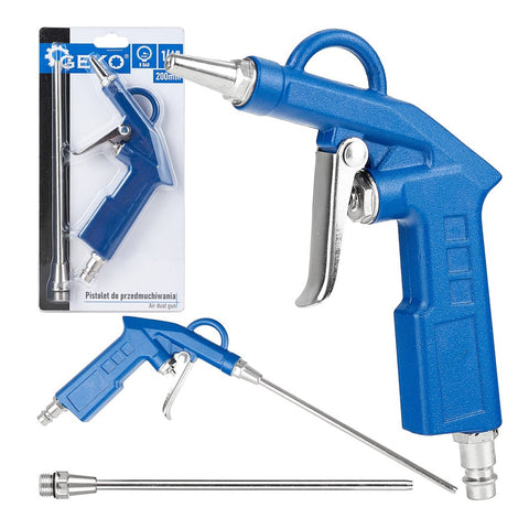 Pištoľ na stlačený vzduch s 2 dýzami GEKO