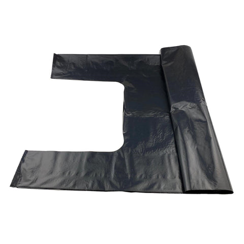 Odpadové vrece s rúčkou, veľmi odolné 125l, 10 kusov