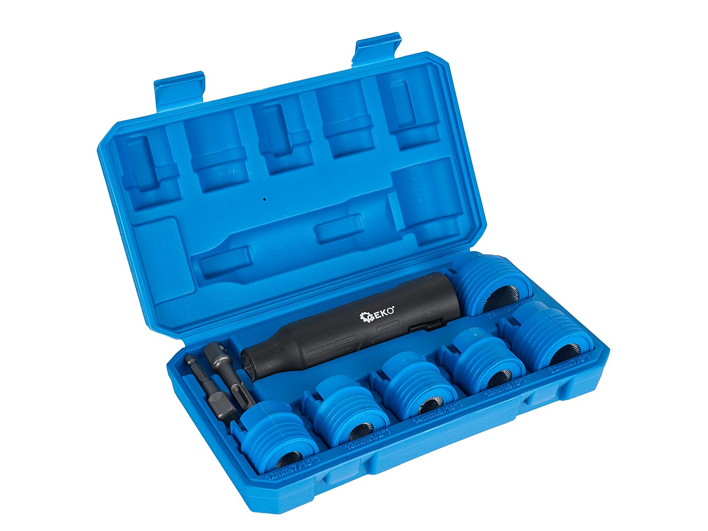 Profesionálna sada na čistenie skrutiek a matíc kolies auta 9 dielov GEKO