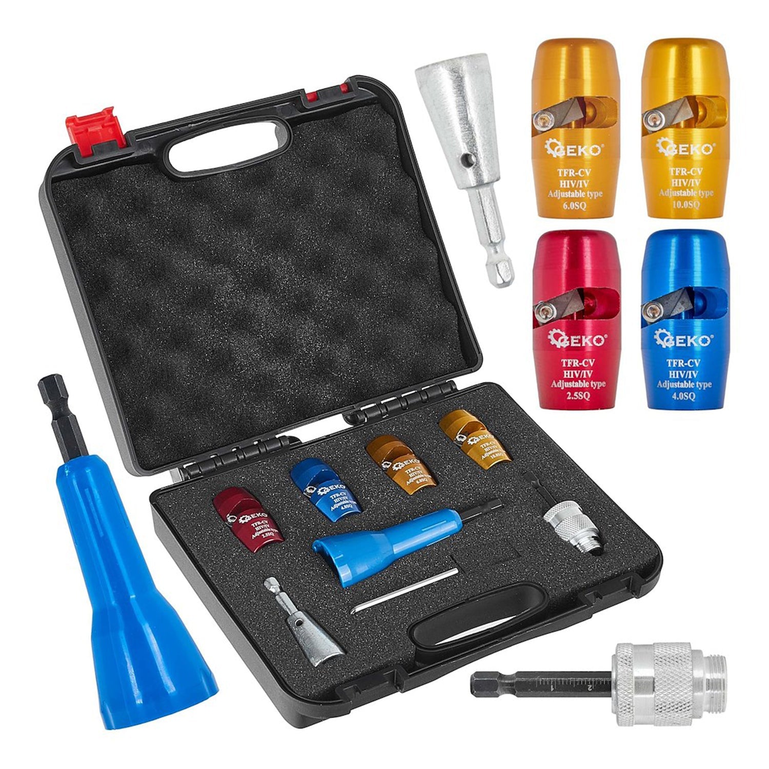 Elektrikárska sada na odizolovanie a krútenie vodičov