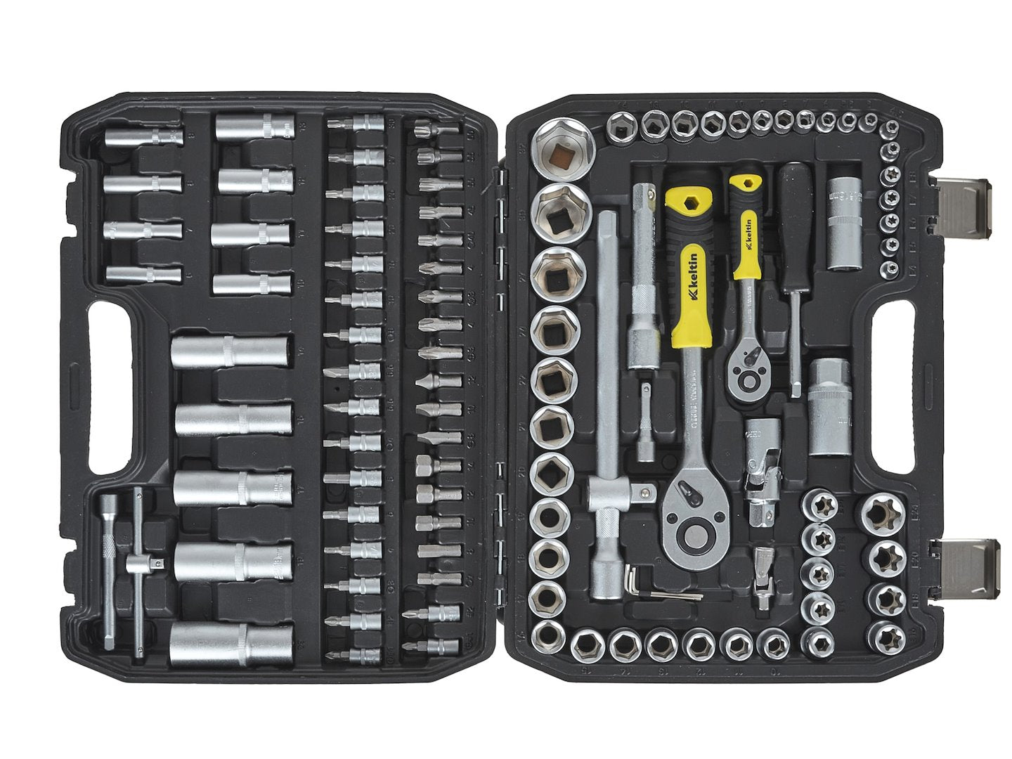 Súprava náradia 108 dielov 1/4", 1/2" GEKO