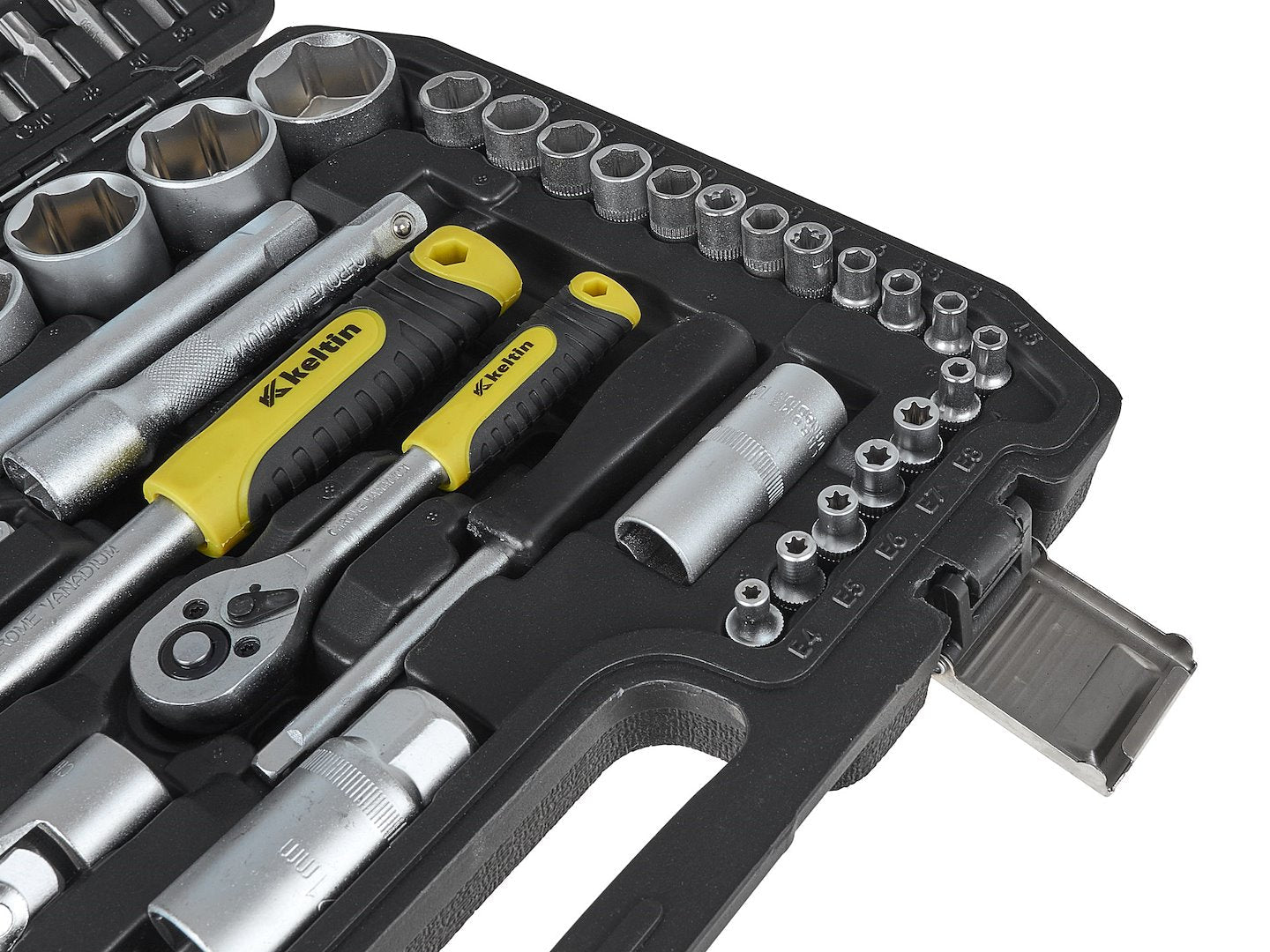 Súprava náradia 108 dielov 1/4", 1/2" GEKO