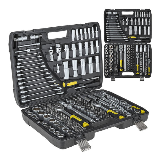 Súprava náradia 216 dielov 1/4", 3/8", 1/2" GEKO