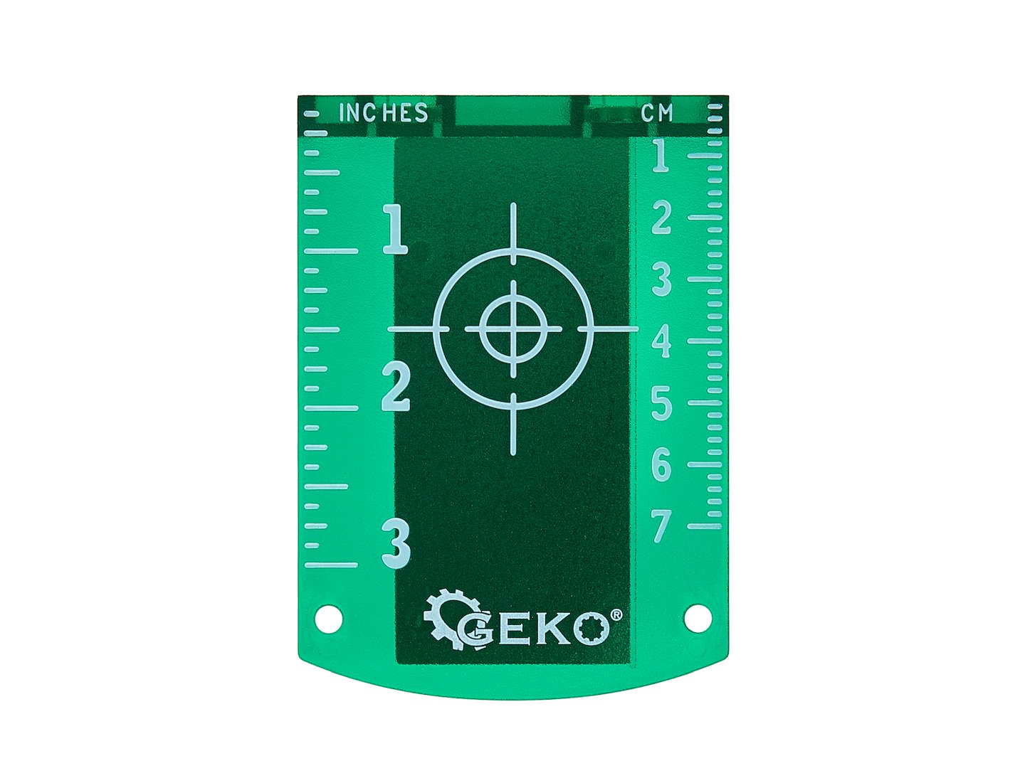 Zelený cieľový panel pre laserovú niveláciu s magnetmi a stupnicou