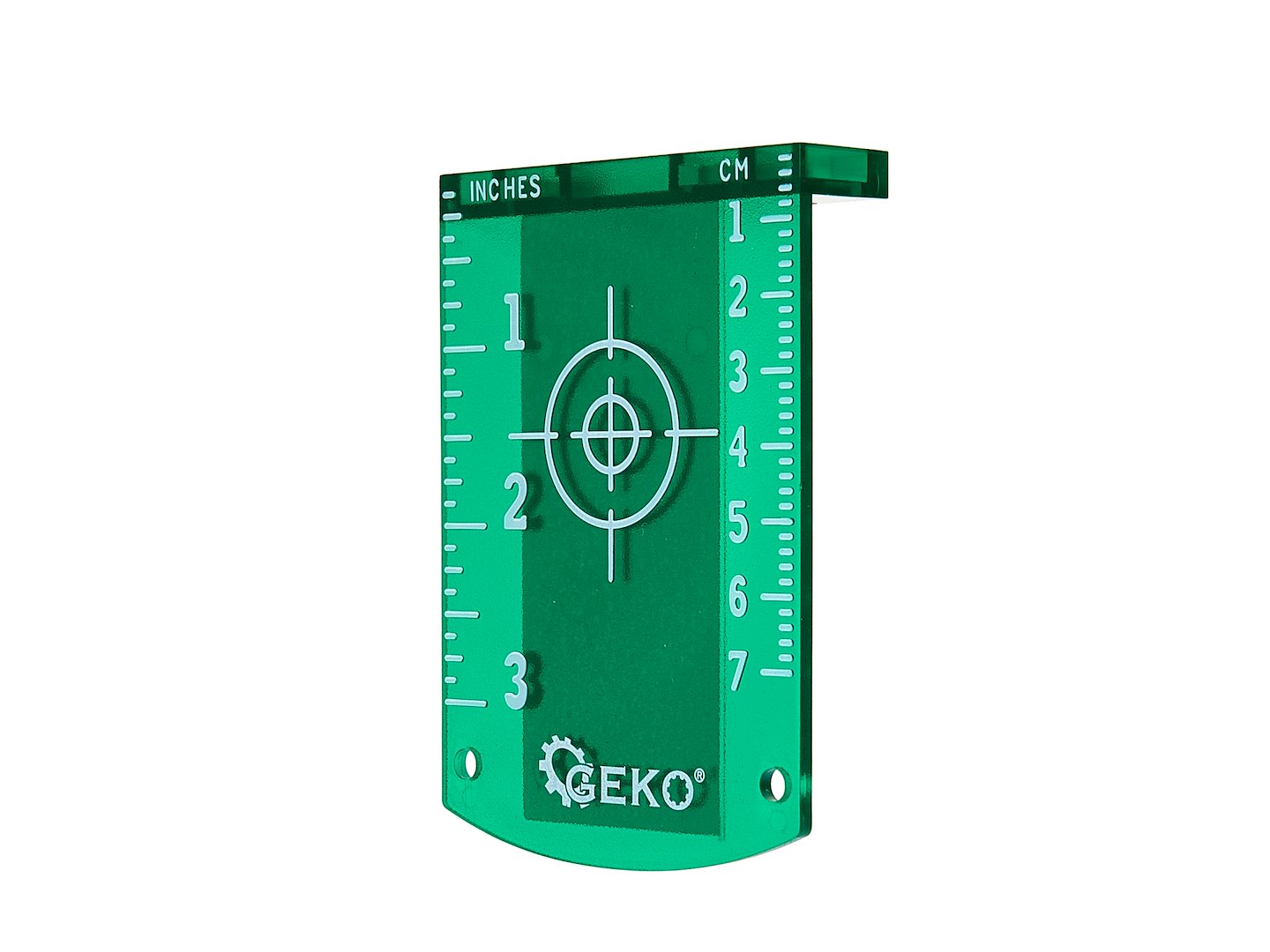 Zelený cieľový panel pre laserovú niveláciu s magnetmi a stupnicou