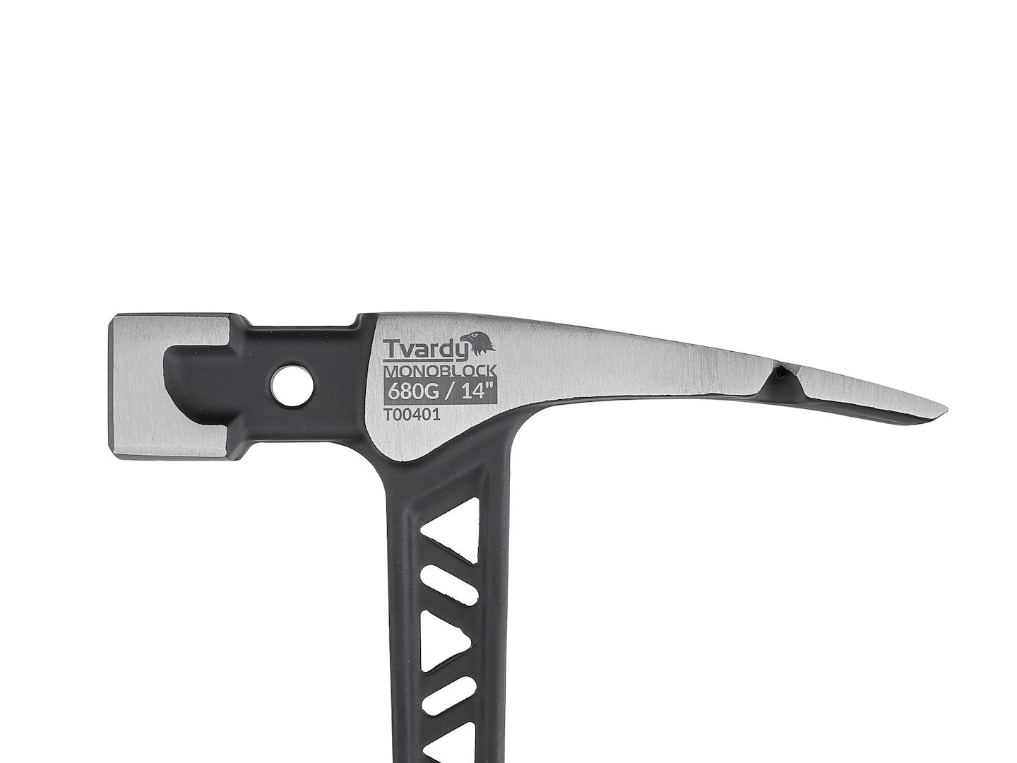 Tesárske kladivo 680g Monoblock, s antivibračnou rukoväťou, magnetom a vyťahovačom klincov, Tvardy