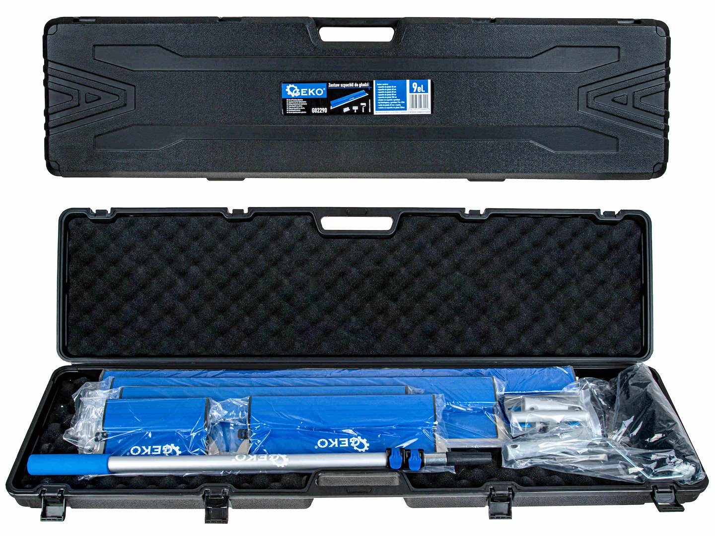 Sada finišovacích hladidiel na steny a stropy, 9ks, Geko