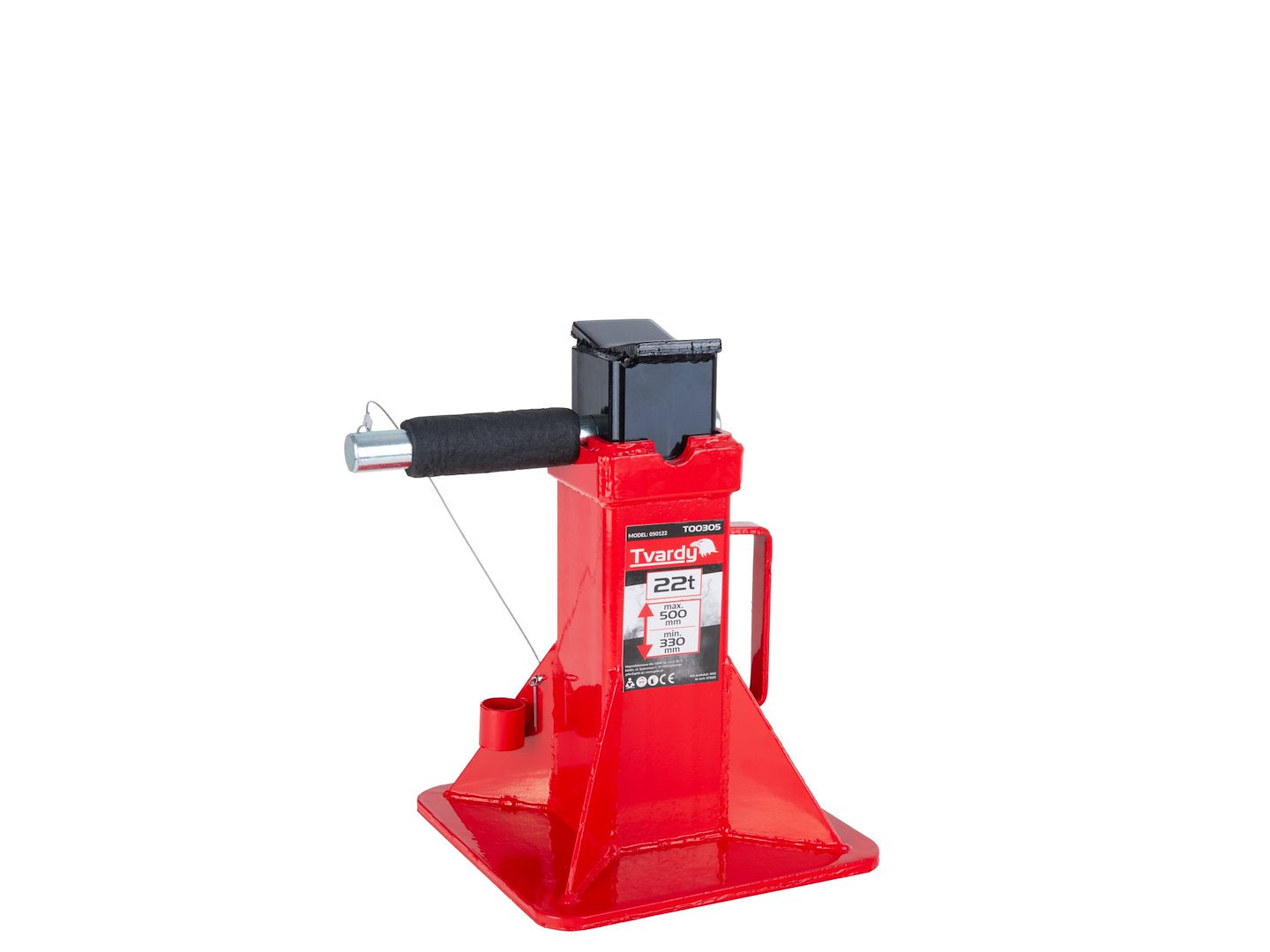 Stojan - koza so zosilnenou konštrukciou a zaisťovacím čapom 22t, nastaviteľný 330 - 500mm