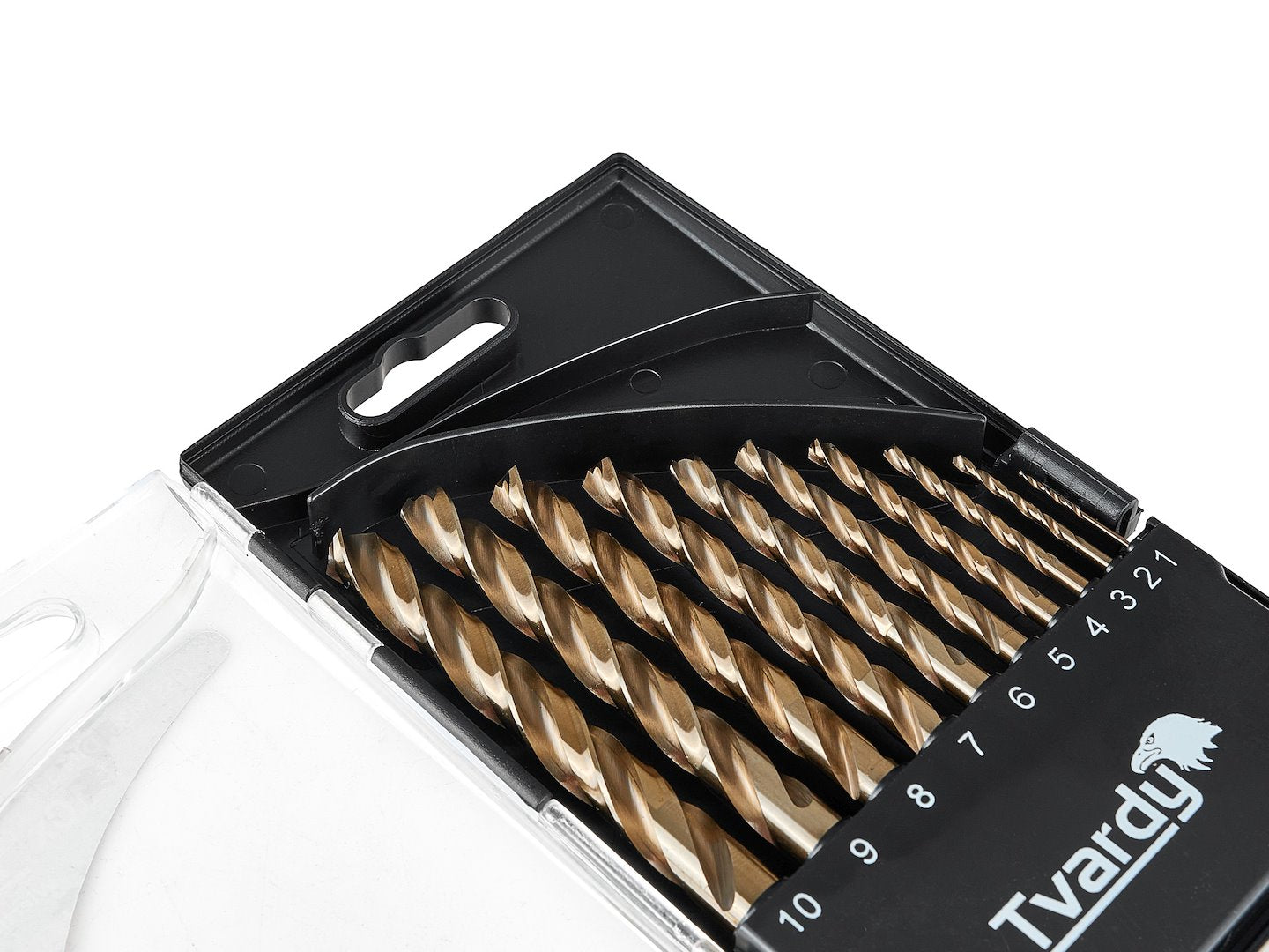 Súprava kobaltových hss vrtákov na kov 1–10mm 10 dielov