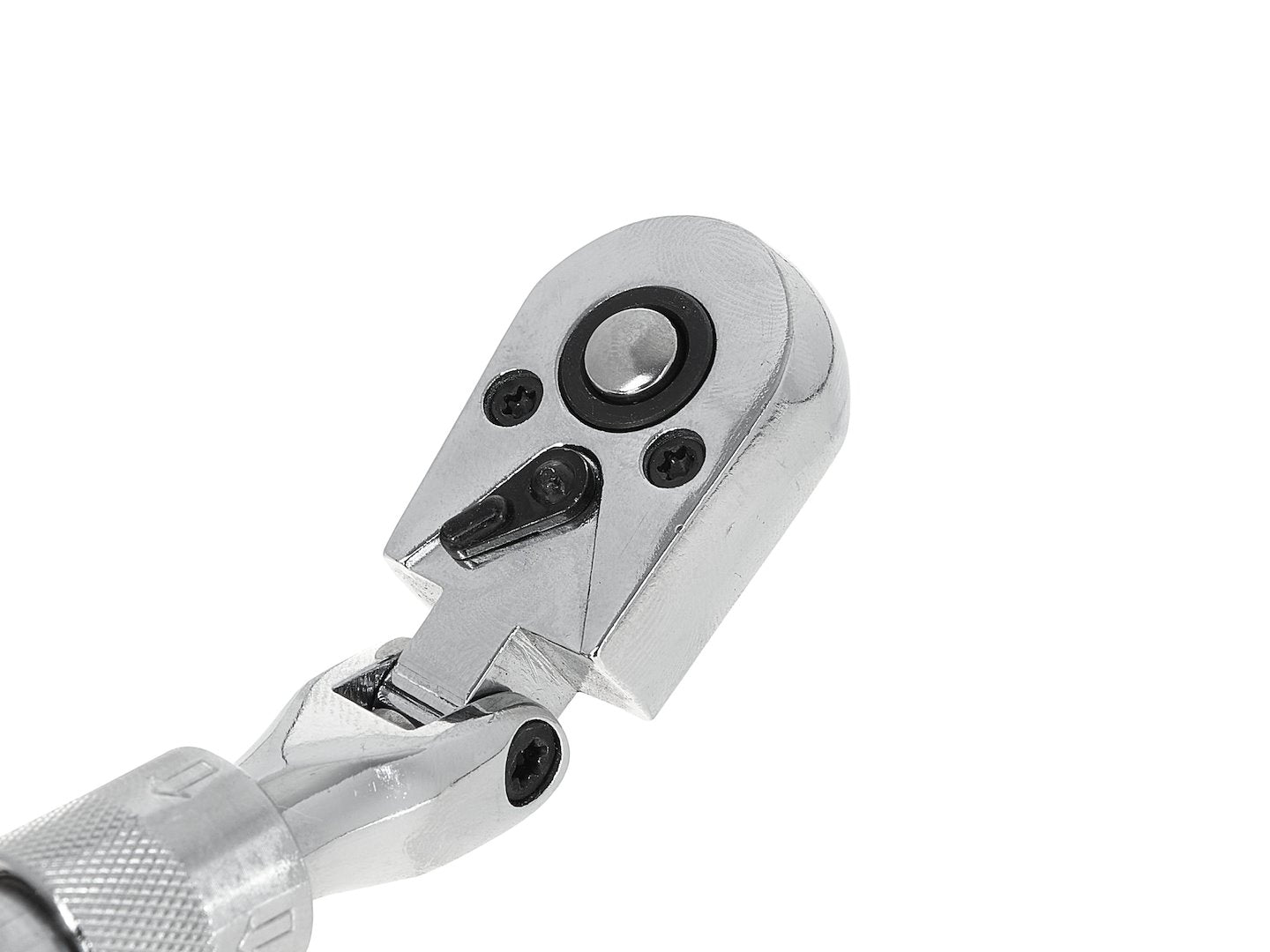 Račňa 1/4'' s nastaviteľnou teleskopickou rukoväťou 210 - 278mm a kĺbovou hlaicou 72T Cr-V