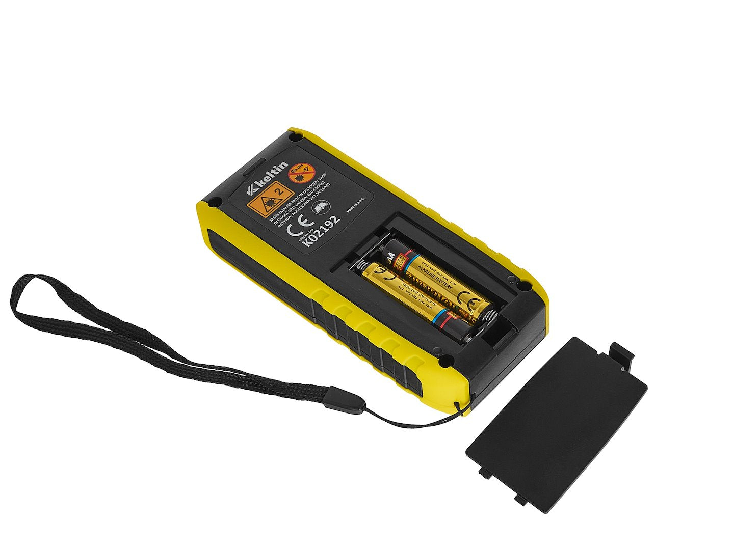 Laserový diaľkomer 2v 1, 50m, s funkciou merania uhlov Ketlin