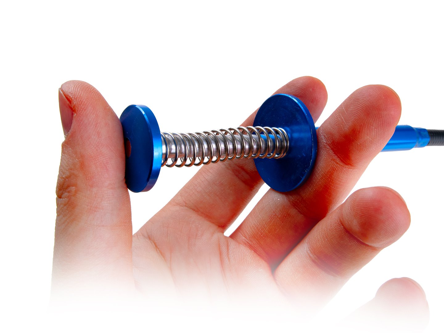 Flexibilný magnetický vťahovač s magnetom, pazúrmi a LED 68cm