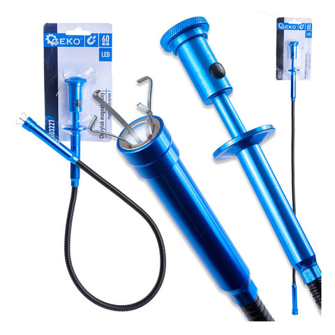 Flexibilný vyťahovák s magnetom, pazúrmi a LED 60cm