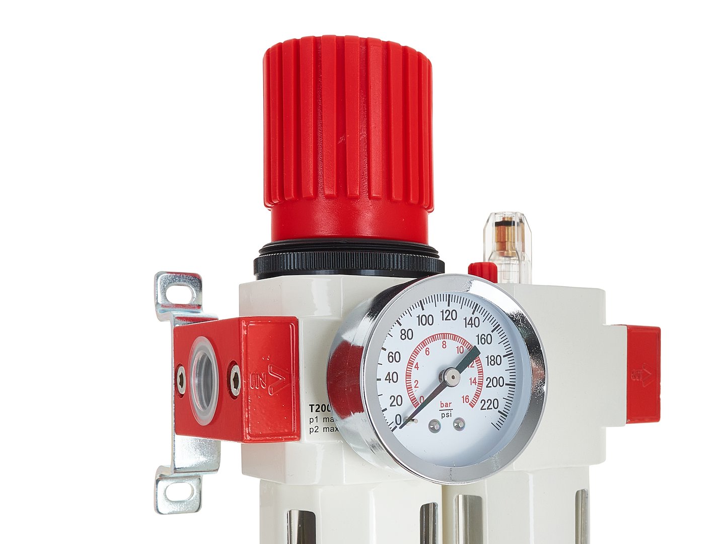 Odlučovač vody a mazacia jednotka s regulátorom tlaku 1/2'' Tvardy