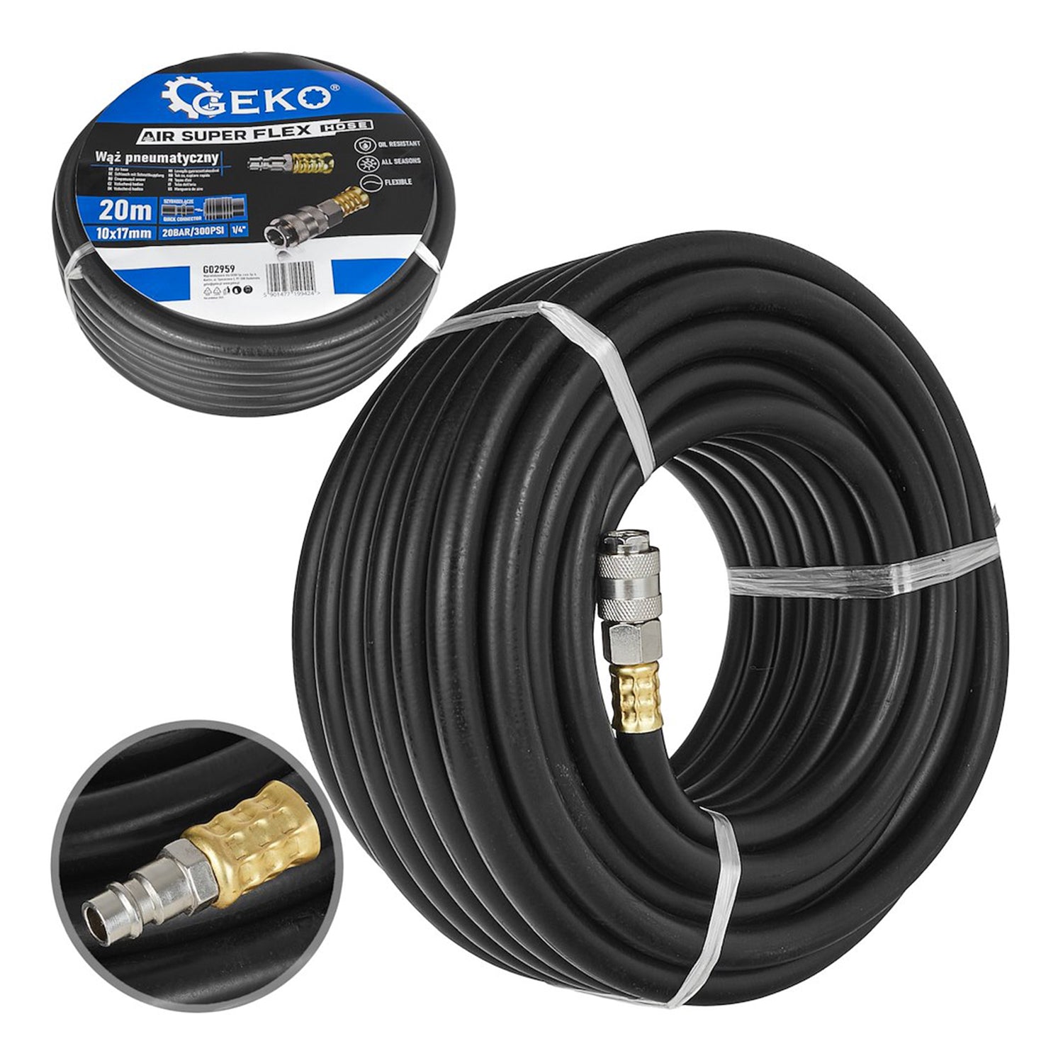 Hadica na stlačený vzduch 10 x 17mm, 20m