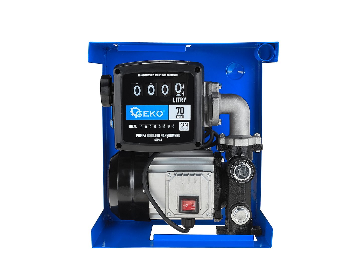 Samonasávacie čerpadlo - pumpa na naftu s prietokomerom, 70l/min, 900W Geko