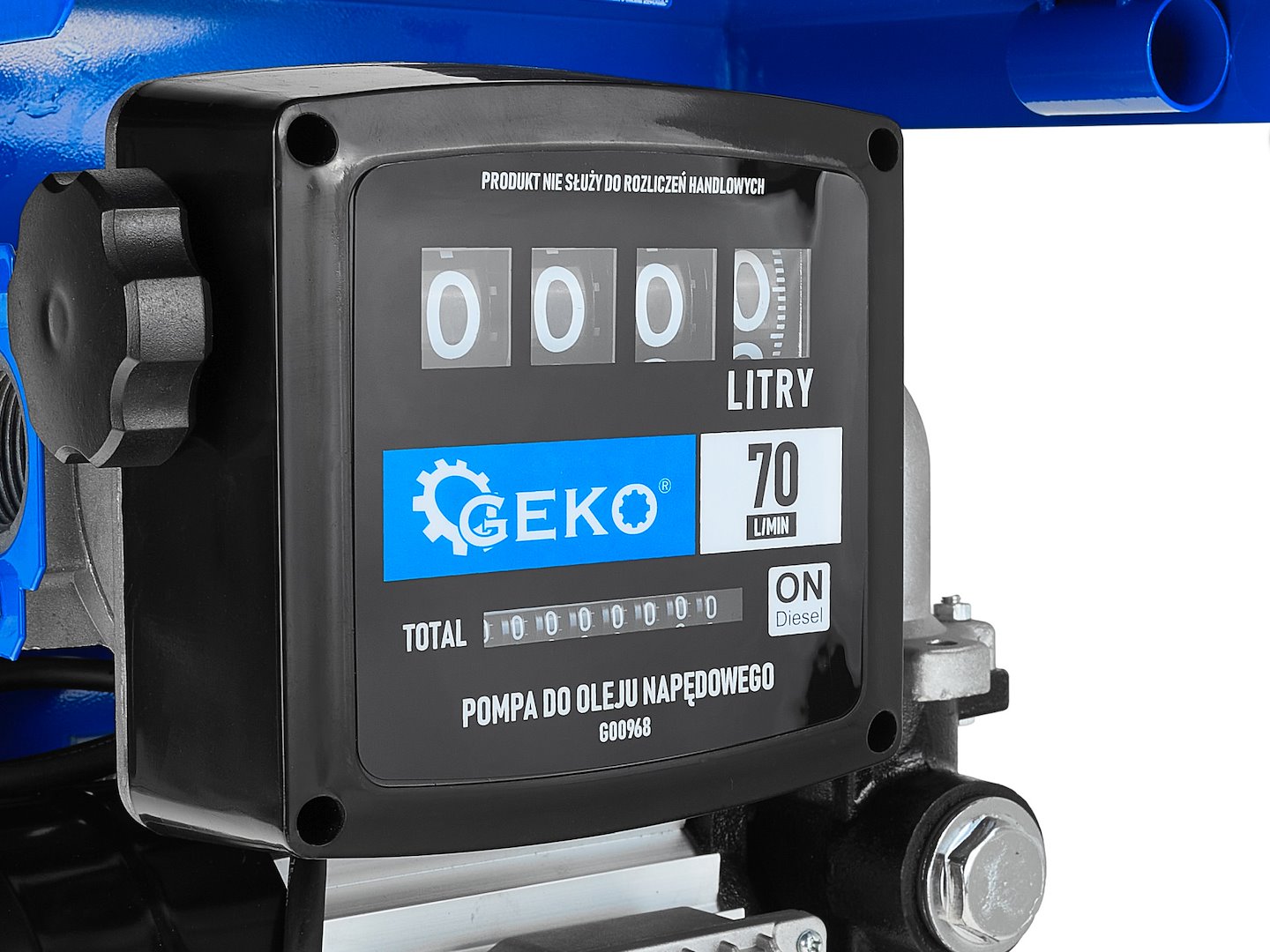 Samonasávacie čerpadlo - pumpa na naftu s prietokomerom, 70l/min, 900W Geko