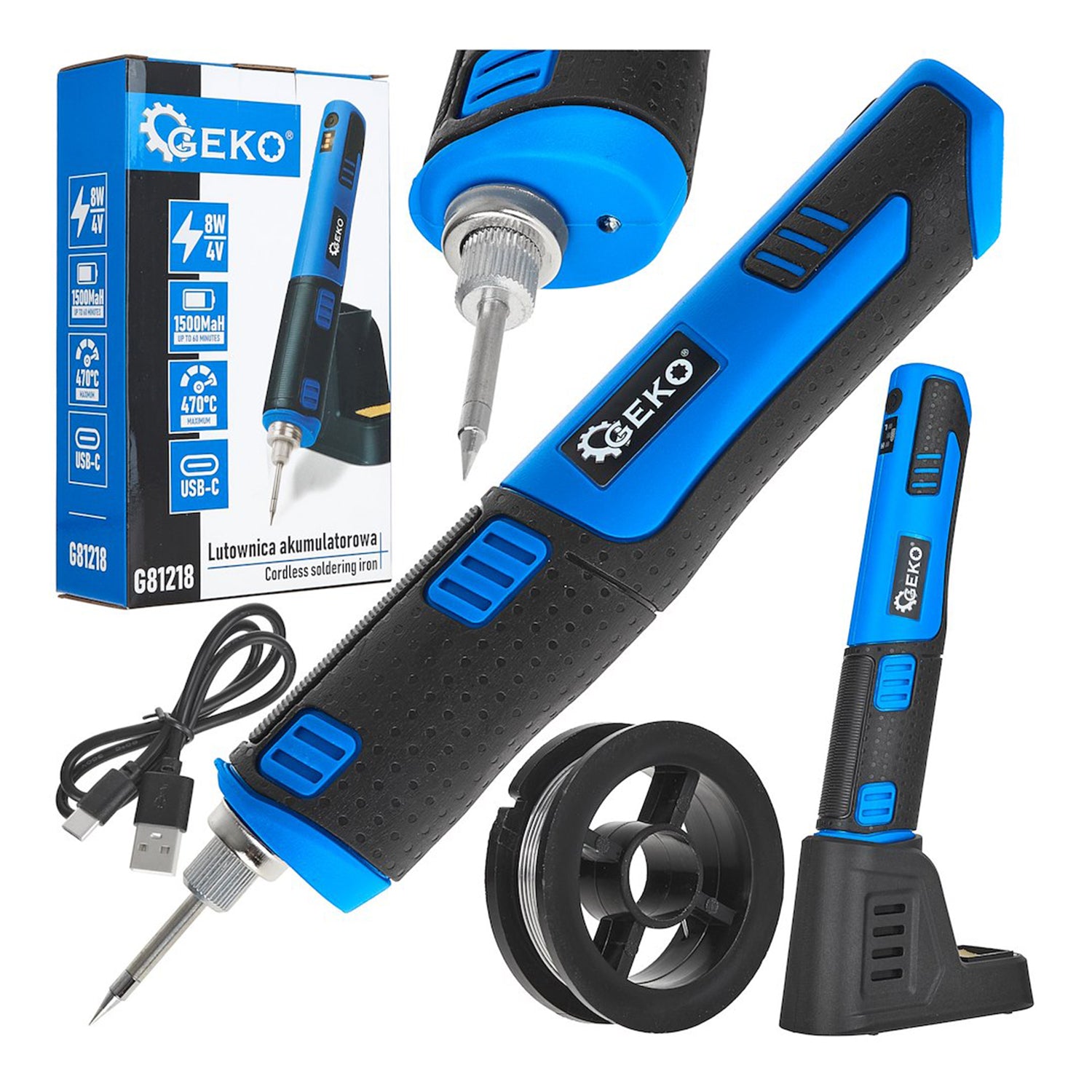 Bezdrôtová nabjíjateľná spájkovačka 4V 1500mAh 8W