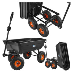 Vyklápací záhradný vozík, 75kg, Geko