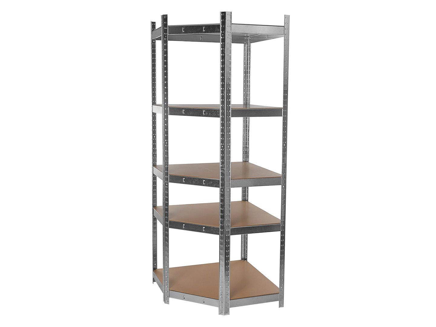 Úložný policový regál, rohový, 80 x 40 x 70cm, 175kg