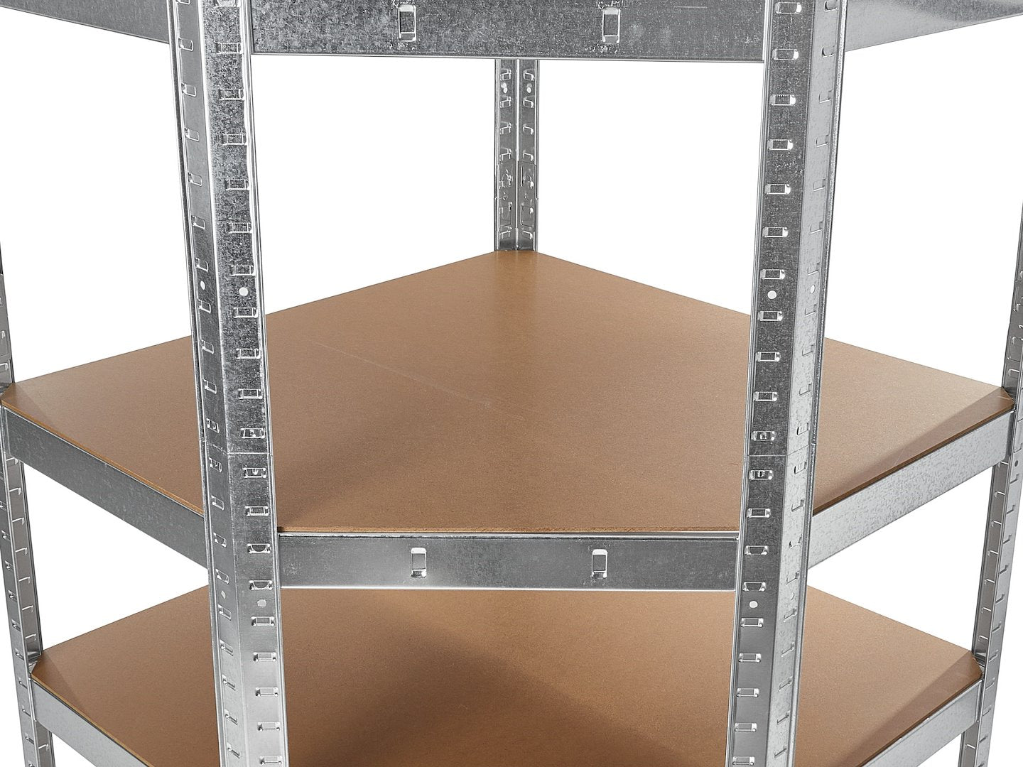 Úložný policový regál, rohový, 80 x 40 x 70cm, 175kg