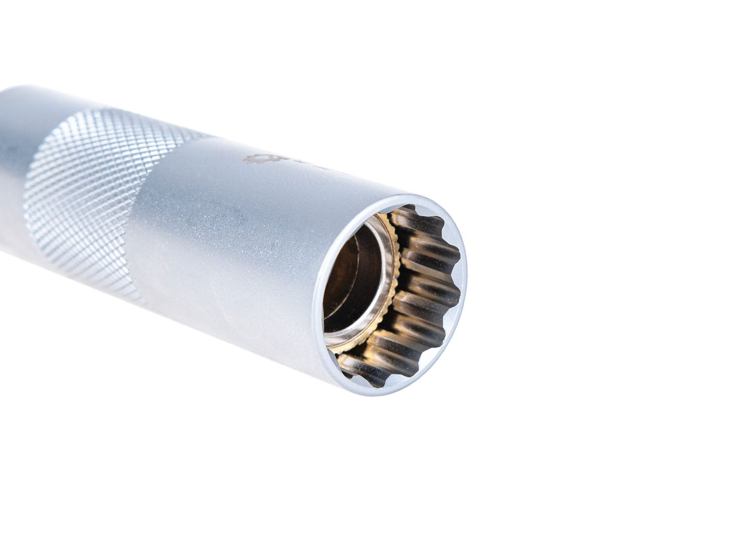 Nástrčná hlavica - kľúč na sviečky 16mm, 3/8'', s kardanovým kĺbom, tenkostenná, CrV, Geko