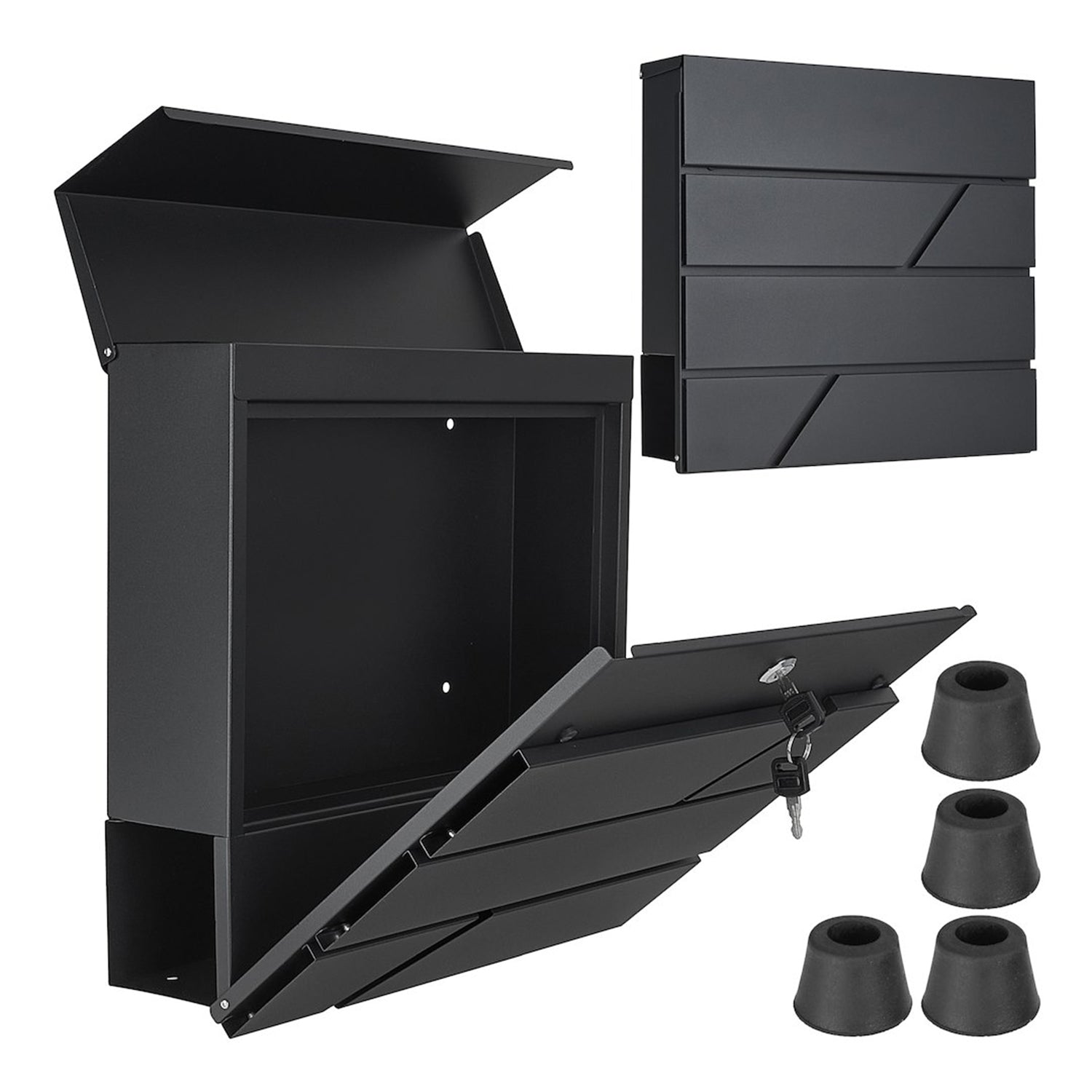 Poštová schránka 36,7 x 37 x 10cm, antracit