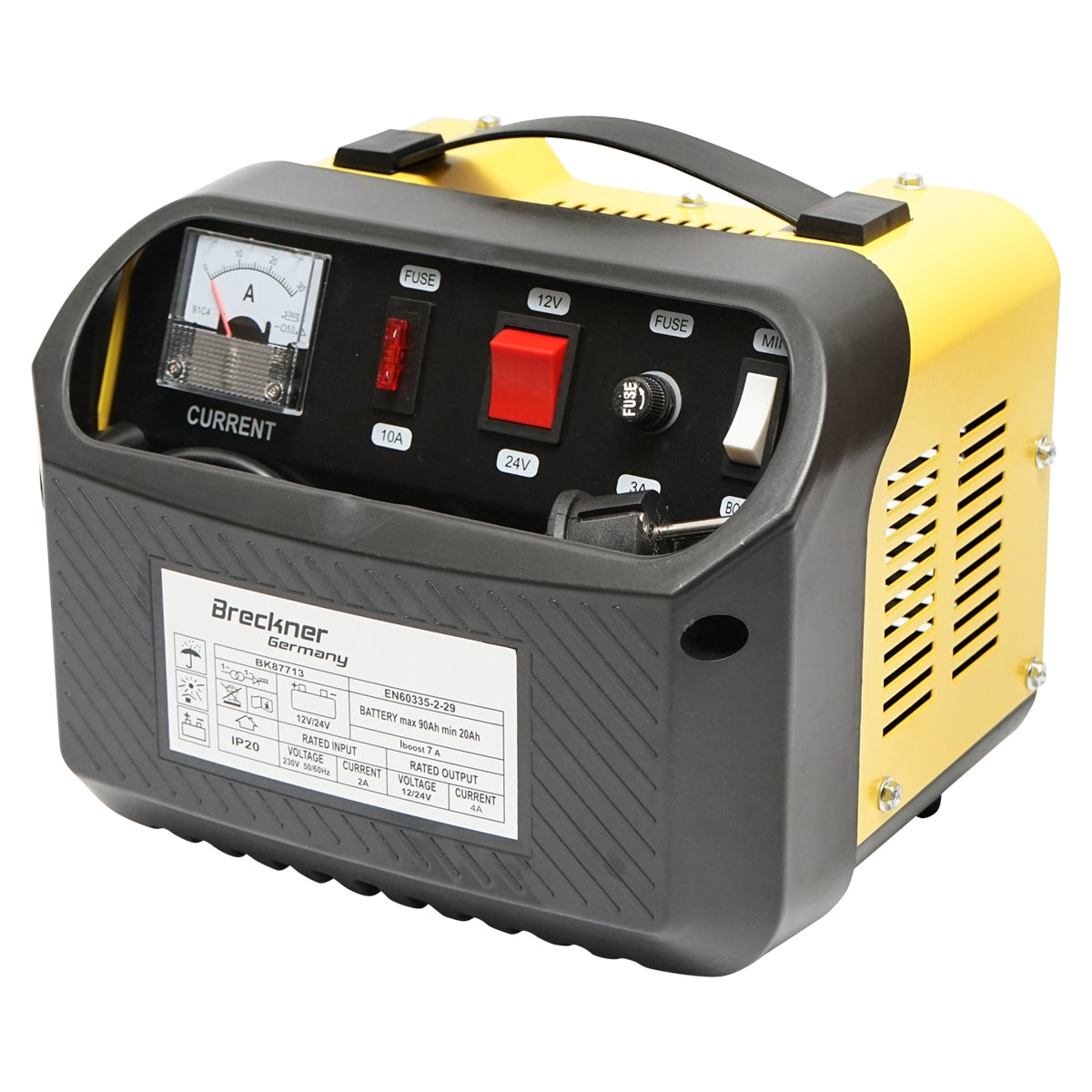 Usmerňovač - autonabíjačka 12/24V 5A 230V/140W pre batérie 20-90Ah Breckner Germany